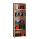 Bücherregal Holz 5 Fächer verstellbare Regale Büro Wohnzimmer Kbook 5SS Angebot
