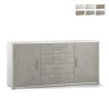 Moderne Anrichte mit 2 Türen und 4 Schubladen für das Wohnzimmer Cleore Angebot