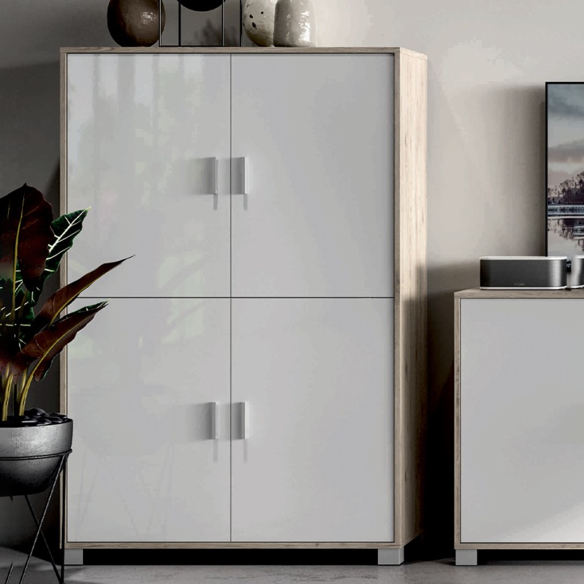 Sideboard Kommode 4 Türen Schrank modernes Wohnzimmer Maray Aktion Sideboard Kommode 4 Türen Schrank modernes Wohnzimmer Maray Aktion