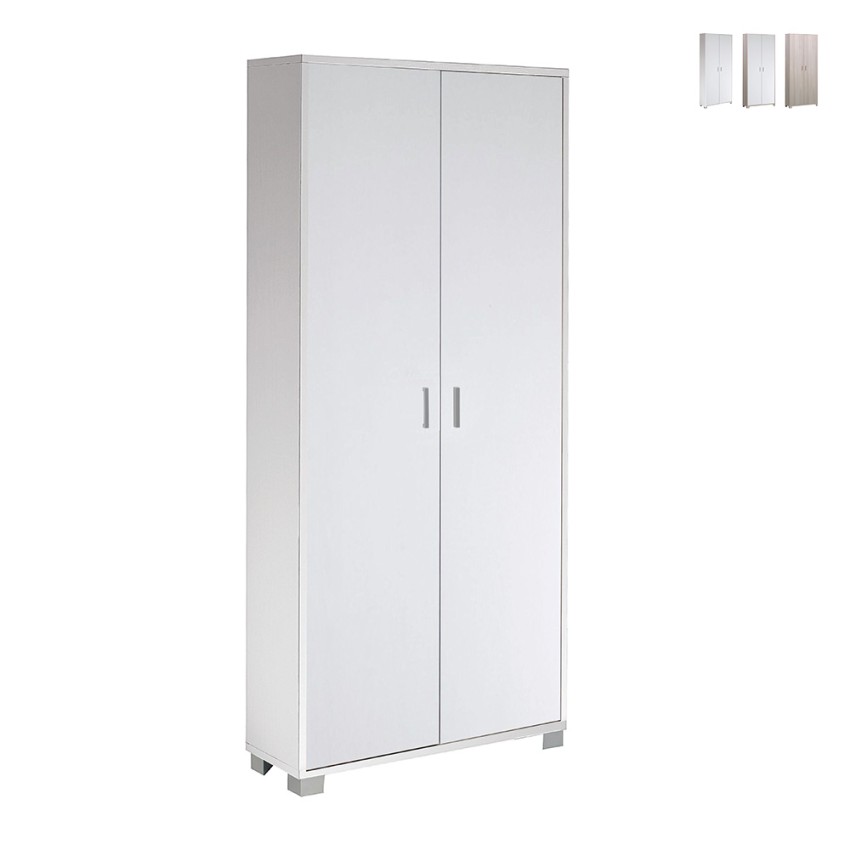Mehrzweckschrank mit 2 Türen und 8 verstellbaren Fächern Natte Angebot Mehrzweckschrank mit 2 Türen und 8 verstellbaren Fächern Natte Angebot