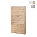 Schmaler Schuhschrank 3 Türen, Platz für 7 Paar Schuhe, modernes Design Kopen Aktion