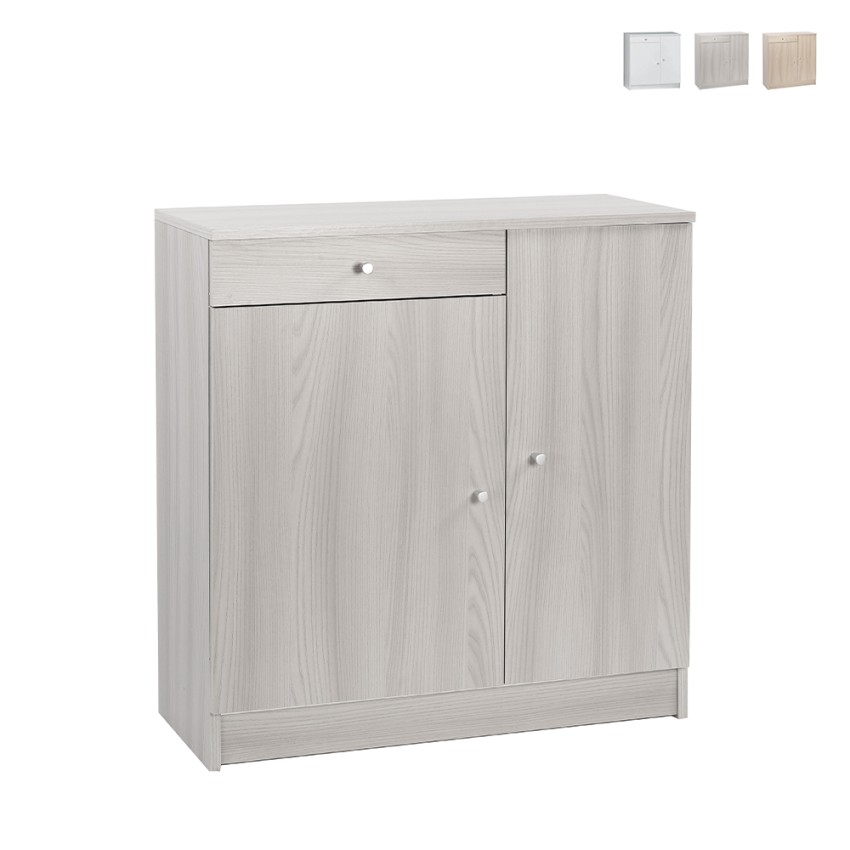 Mehrzweckschrank Wohnzimmer Büro 2 Türen 4 Fächer Schublade Kyn Aktion Mehrzweckschrank Wohnzimmer Büro 2 Türen 4 Fächer Schublade Kyn Aktion