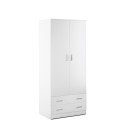 Moderner Kleiderschrank Schlafzimmer 2 Türen 2 Schubladen Fanny Katalog