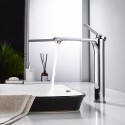 Hoher Chrom-Wasserhahn modernes Design Waschbecken Surf Aktion