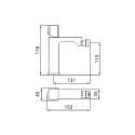 Chrom-Design-Bidetarmatur Domus Verkauf