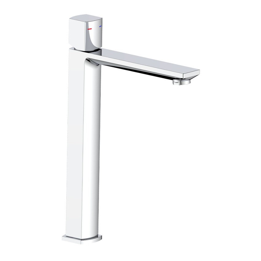 Hoher Waschtischmischer Wasserhahn Modernes Design Chrom Domus Aktion