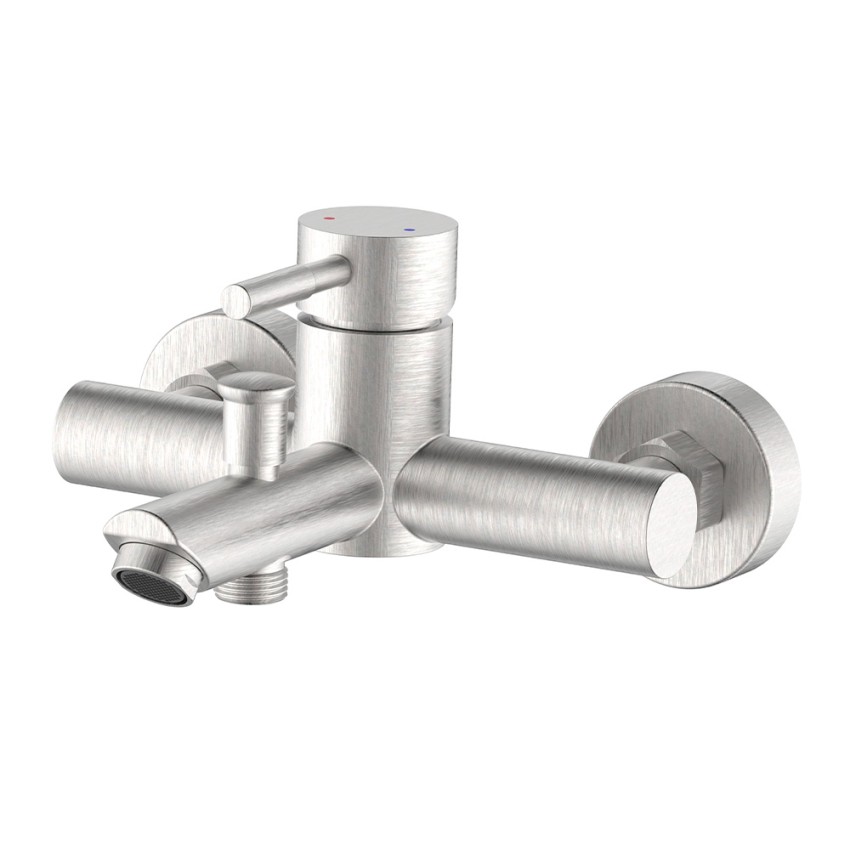 Antea 2-Wege-Badewannenarmatur, Einhebelmischer, modernes Design, aus Edelstahl Aktion Antea 2-Wege-Badewannenarmatur, Einhebelmischer, modernes Design, aus Edelstahl Aktion