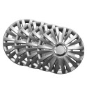 Set mit 4 universellen 15'' Radzierblenden aus Chrom-ABS Topaz Aktion