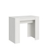 Ausziehbarer Konsolentisch Esstisch 90x48-308cm weißes Holz Basic Angebot