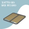 Doppelbett mit Bettkasten 160x190 cm in Nussbaumholz Ankel Nod Noix Katalog