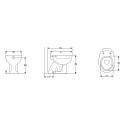 Geberit Colibrì Stand-WC-Bodenablauf Toilettenkeramik Angebot