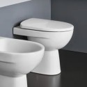 Wasser WC bodenstehende Toilette vertikale Spülung Geberit Selnova Sanitärkeramik Verkauf