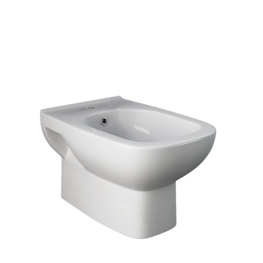 Hänge-Bidet aus Keramik, Einlocharmaturen, Badezimmer-Sanitär River Aktion Hänge-Bidet aus Keramik, Einlocharmaturen, Badezimmer-Sanitär River Aktion