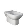 Hänge-Bidet aus Keramik, Einlocharmaturen, Badezimmer-Sanitär River Aktion