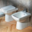 Stand-WC vertikal horizontal spülbar Randlose Sanitärkeramik Geberit Selnova Verkauf