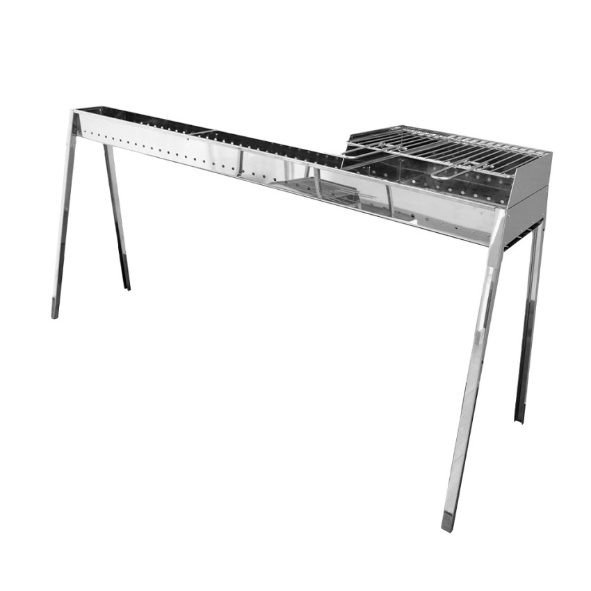 Fornacella Canalina Grill für Arrosticini Spieße mit Kohle und Paratia-Kit Milano 100+40 Plus Aktion Fornacella Canalina Grill für Arrosticini Spieße mit Kohle und Paratia-Kit Milano 100+40 Plus Aktion