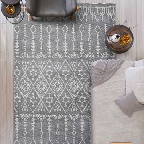 Teppich Modernes Design Wohnzimmer Victory Masai Grey