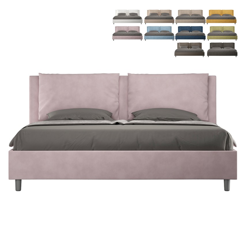 Doppelbett mit Aufbewahrungsrahmen Modernes Design Antea 200x210 Rabatte Doppelbett mit Aufbewahrungsrahmen Modernes Design Antea 200x210 Rabatte