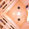 Ecksauna aus Holz für Zuhause 2/3 Personen Infrarot Apollon 2C Sales
