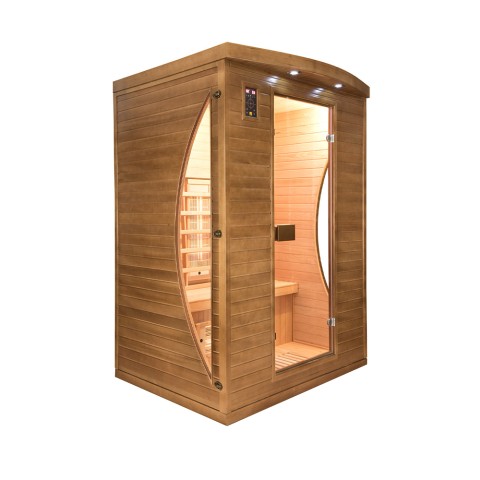 Finnische Infrarot-Sauna 2 Plätze Dual Healthy Spectra 3