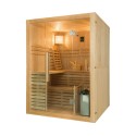 Finnische Holzsauna für 4 Personen, 4,5 kW Ofen Sense 4, für Zuhause Angebot