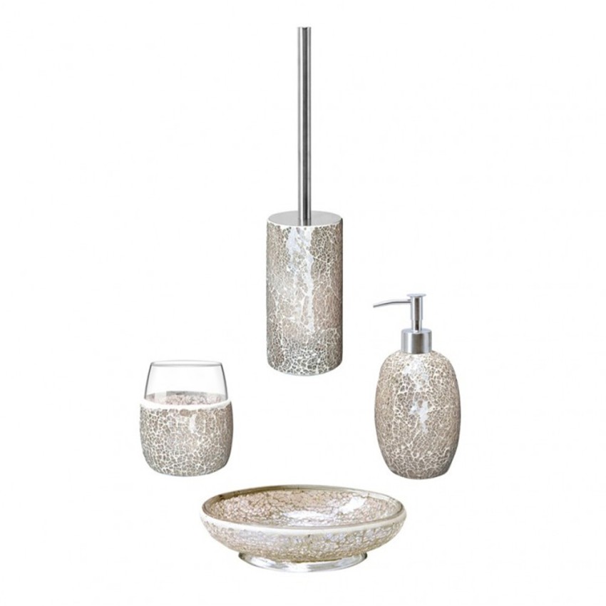 Badezimmer-Set mit Zahnbürstenhalter, Seifenspender und Toilettenbürste Dora Aktion Badezimmer-Set mit Zahnbürstenhalter, Seifenspender und Toilettenbürste Dora Aktion