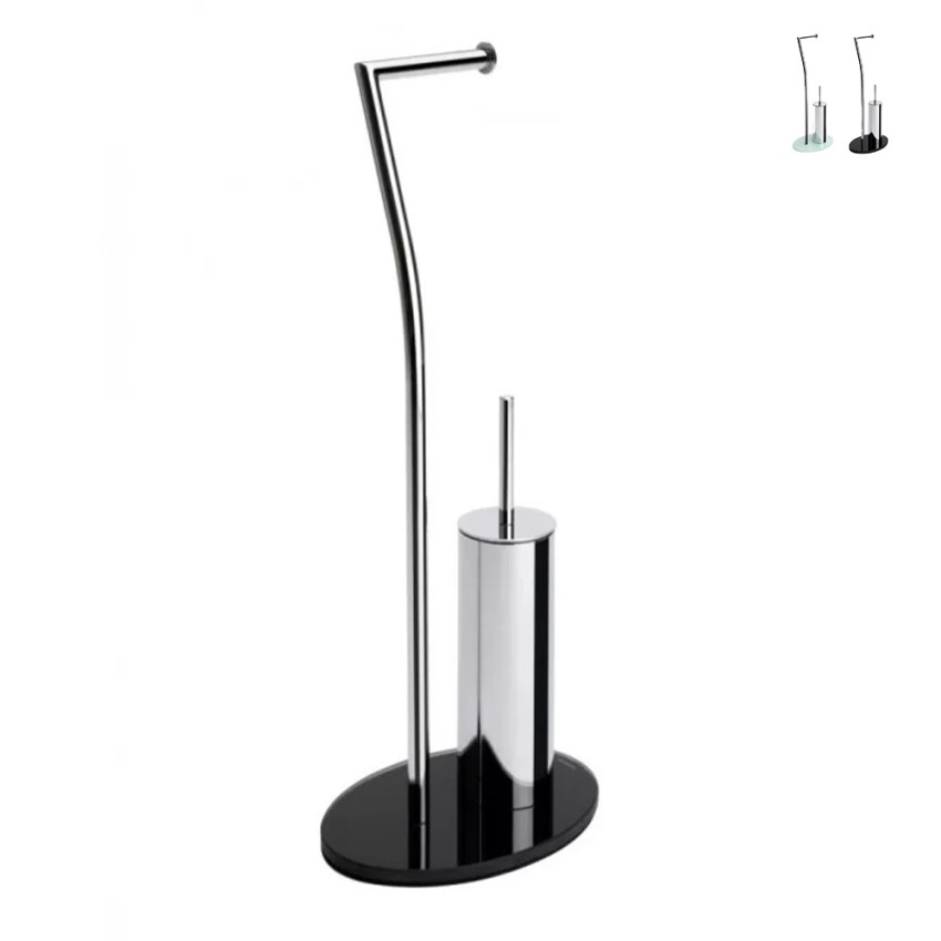 Multifunktions-Badständer WC Bidet Rollenhalter mit Bürstenhalter Toal Aktion