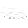Modernes Polsterbett mit Bettkasten 170x190 cm, Kunstleder Sunny M2 