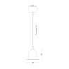 Moderner Hängeleuchter mit 3 Lichtern Hat Lamp Set Modell