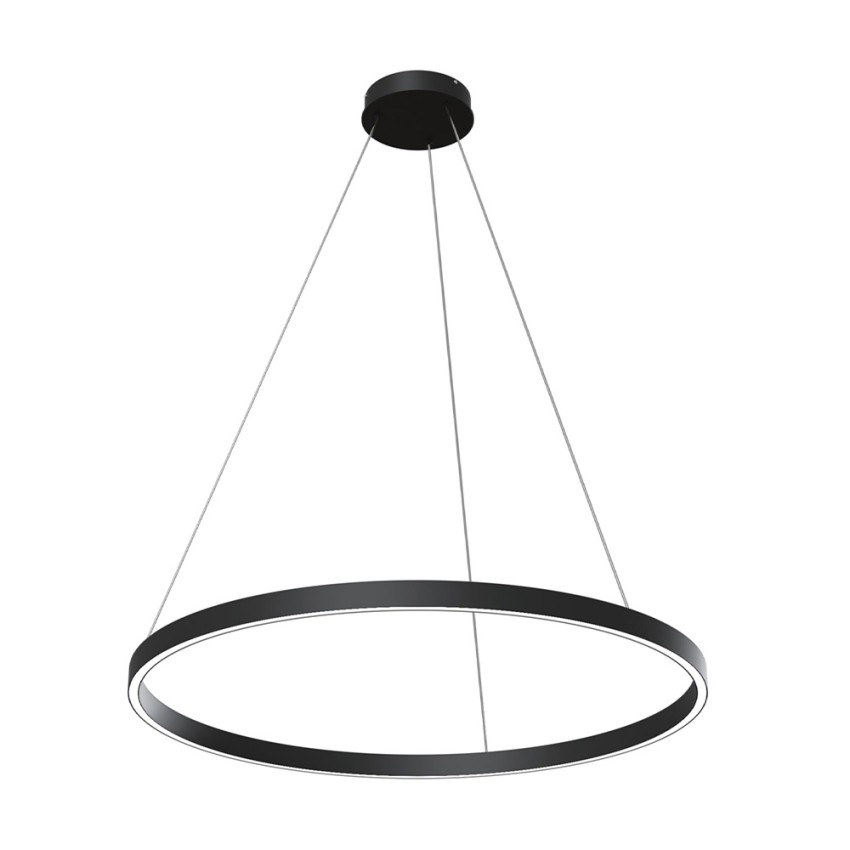 LED-Hängelampe Kreis Schwarz Ø 80cm Rim Maytoni Aktion