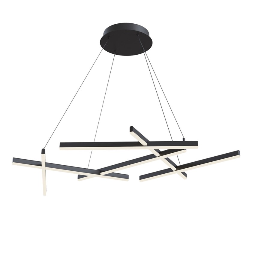 Moderner LED-Hängeleuchter schwarz für Küche und Wohnzimmer Line Maytoni Aktion Moderner LED-Hängeleuchter schwarz für Küche und Wohnzimmer Line Maytoni Aktion