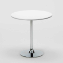 Weiß Rund Tisch und 2 Stühle Farbiges Transparent Grand Soleil Dune Silver Eigenschaften