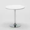 Weiß Rund Tisch und 2 Stühle Farbiges Transparent Grand Soleil Dune Silver Eigenschaften