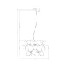 Hängeleuchter mit modernem Design Chromglaskugeln Dallas Maytoni Katalog