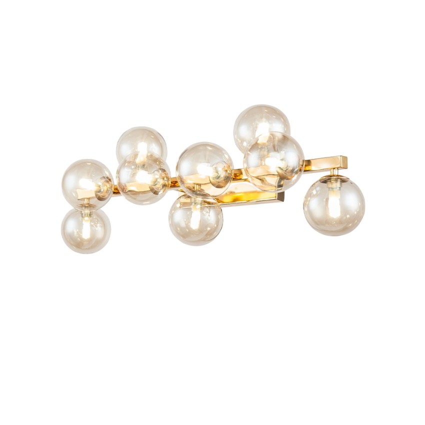 Wandlampe goldfarben Kugelglas Dallas Maytoni Aktion Wandlampe goldfarben Kugelglas Dallas Maytoni Aktion