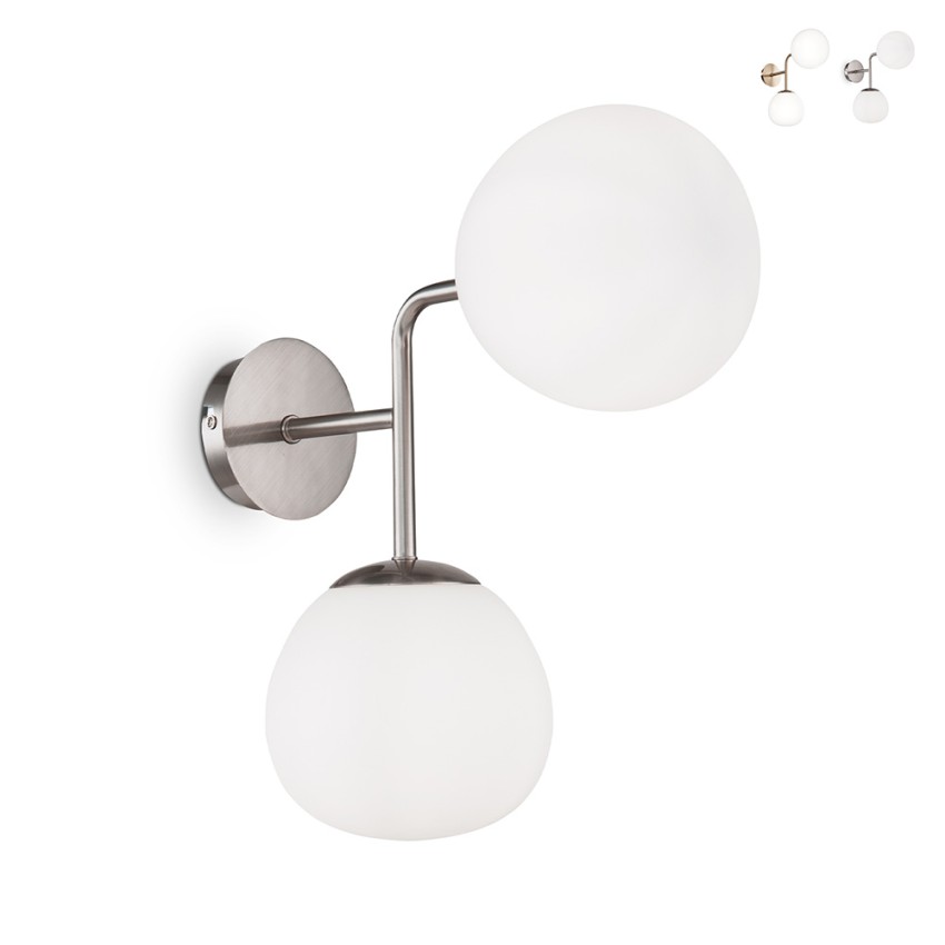 Wandlampe Flur Salon 2 Kugeln Weiß Erich Maytoni Verkauf Wandlampe Flur Salon 2 Kugeln Weiß Erich Maytoni Verkauf