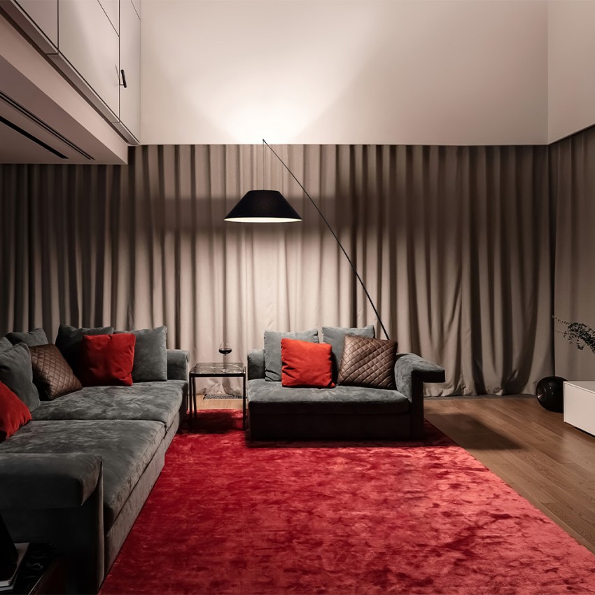 Moderne schwarze Bogen-Stehlampe für Wohnzimmer Campanula Maytoni Aktion Moderne schwarze Bogen-Stehlampe für Wohnzimmer Campanula Maytoni Aktion
