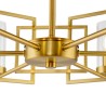 Moderner Goldener Deckenleuchter mit 6 Lampen für Wohnzimmer Bowi Maytoni Angebot