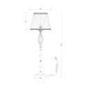 Stehlampe Wohnzimmer klassischer Stil Stoff Grace Maytoni Katalog