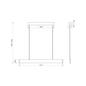 Moderner LED-Hängeleuchter 91cm verstellbar Step Maytoni Kosten