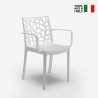 Gartenbarstuhl mit modernen Armlehnen Matrix Armchair BICA Sales