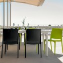 25er Set Volga BICA Stapelbare Stühle für Bars, Restaurants und Gärten 