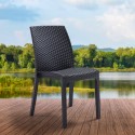 19er Set Virginia BICA stapelbare Rattanstühle für Bars und Restaurants Eigenschaften