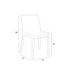 23er Set moderne stapelbare Stühle für Bar und Restaurant Matrix BICA Kosten