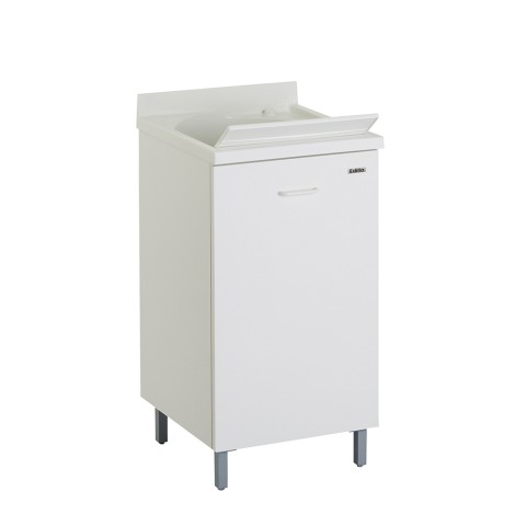Waschbeckeneinheit Wäscheschrank 1 Tür 45x50cm Waschbrett Edilla Montegrappa Aktion