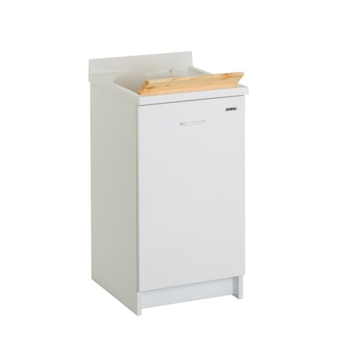Waschtischunterschrank 45x50cm mit Holzplatte Edilla Montegrappa Aktion