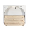 Waschbecken mit Unterschrank 2 Türen 60x50cm Becken Holzbretter Edilla Montegrappa Katalog