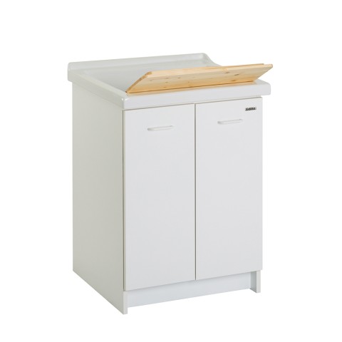 Waschtischunterschrank Wäsche 63x60cm 2 Türen Keramik-Waschtisch Acqua Edilla Aktion
