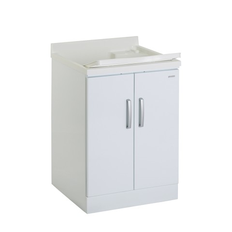 Outdoor Waschbecken 60x60cm Schrank mit Brett 2 Türen Piuvella Montegrappa Aktion