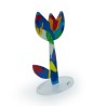 Pop-Art-Stil farbigen Plexiglas Blume dekorative Skulptur Tulpe Lagerbestand
